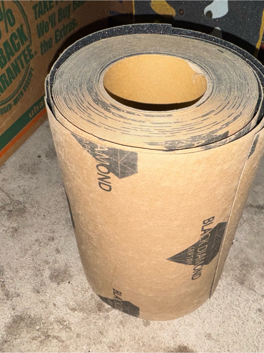 Black Diamond brand company Grip Tape Roll skateboard deck griptape skate